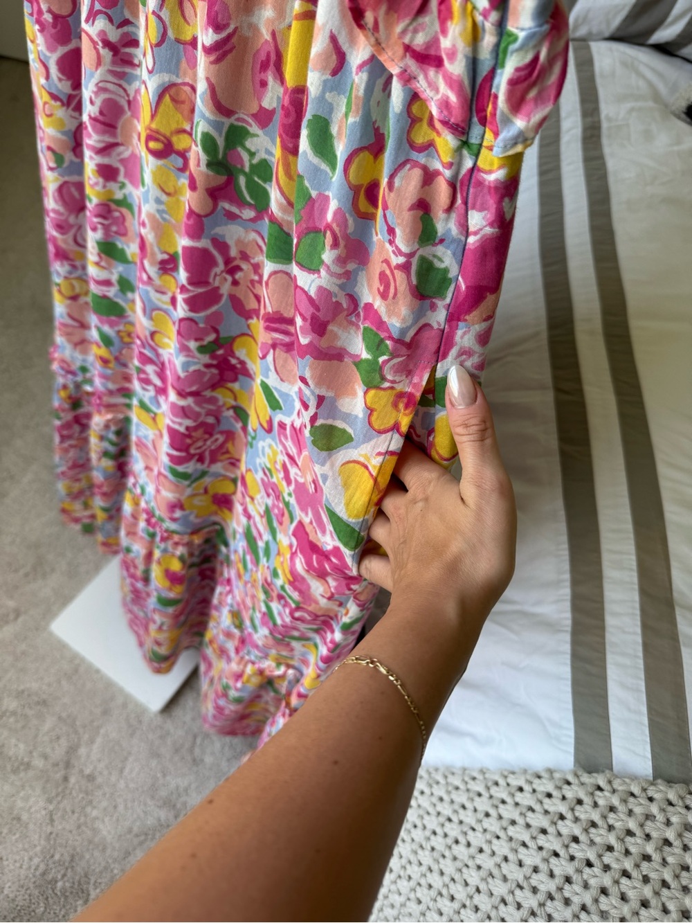 Banjanan Constance Dress in Techni Floral Breeze - Picture 4 of 6